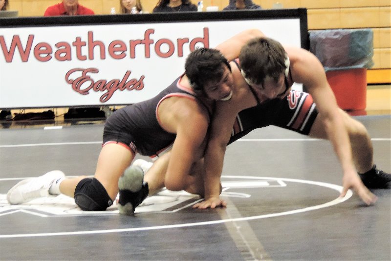 Geary Schools HS and JH Wrestlers Defeat Weatherford
